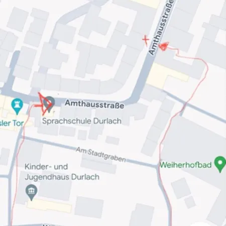 Exklusives Haus, Ruhig Gelegen Im Innenhof, Zentral, Lichtdurchflutet Zustellbett,babybett Bei Bedarf * Karlsruhe